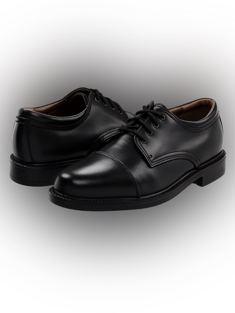 Dockers Gordon Black Toe‎ Polished Black Size 10 1/2